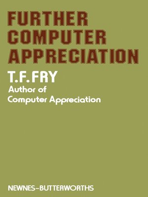cover image of Further Computer Appreciation
